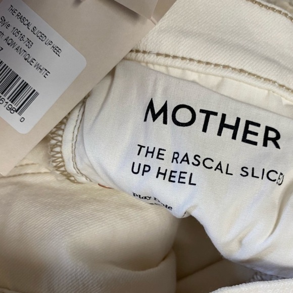 NWT MOTHER RASCAL SLICED UP HEEL PLAY DATE HIGH WAISTED WITH FLARED size 25 - Picture 9 of 11